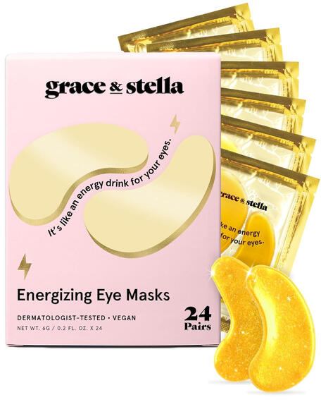 grace & stella Under Eye Mask (24 Pairs) Reduce dark circles and puffiness with these vegan, cruelty-free gel under-eye patches.